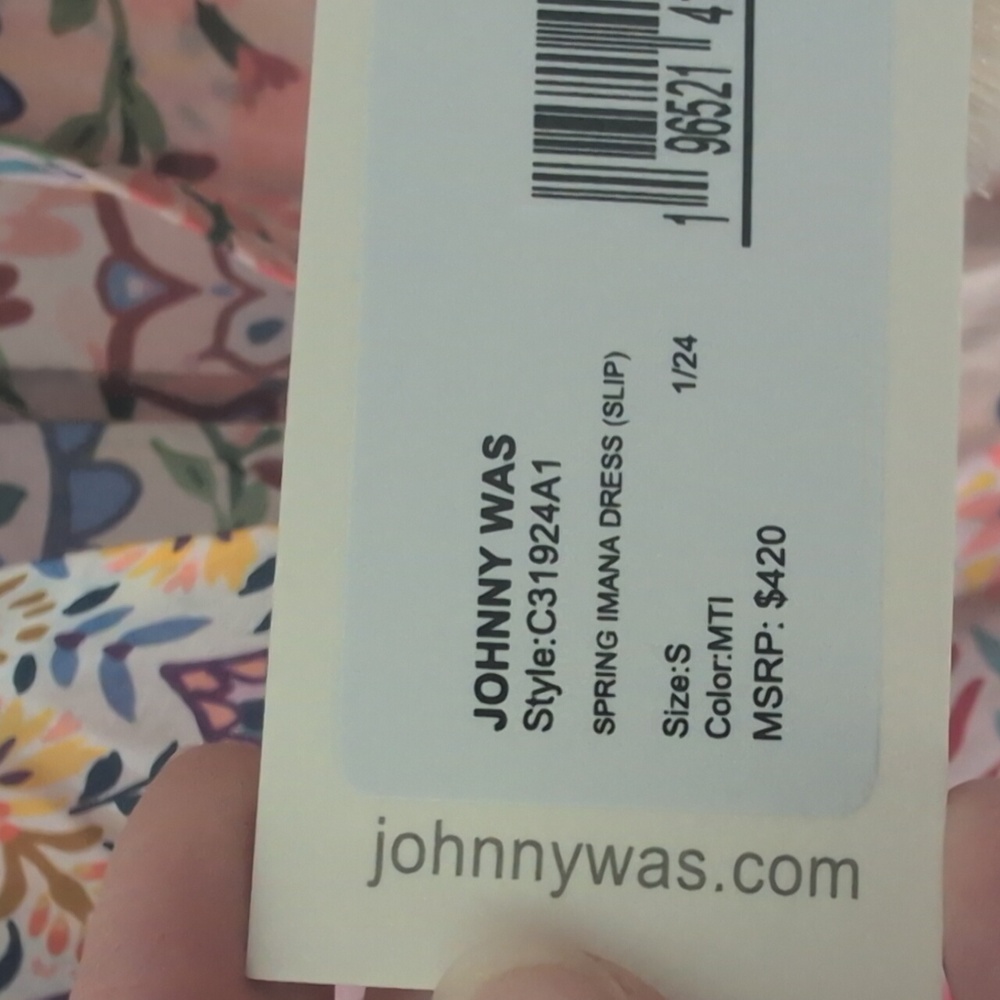 Johnny Was Spring Imana Dress With Slip - Picture 5 of 14